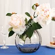 Wazon optyk kula 15,5 cm Krosno -  Dymny 44.WA-D059-0155