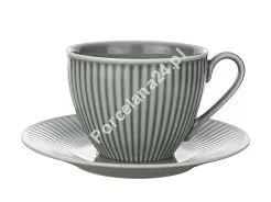 Filiżanka ze spodkiem 0,32 l / 15 cm Chodzież - Dalia GL06 Szary