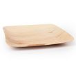 Talerz płytki kwadratowy 18 cm z liści palmowych - EM.LP.TKW18