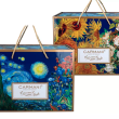 Filiżanka ze spodkiem 0,35 L Carmani - Vincent van Gogh - Kwitnący Migdałowiec Srebrny 33.830-1004