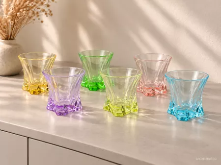 Kpl. szklanek 320 ml (6 szt.) Bohemia - Cooper Kolor 4SB.COOK.517655
