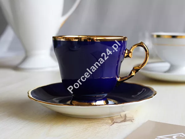 Filiżanka ze spodkiem 0,17 L / 14 cm Ćmielów - Alaska Noc 3619 Filiżanka ze spodkiem 0,17 L / 14 cm Ćmielów - Alaska Noc 3619