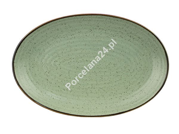 Półmisek owalny 31 cm Bogucice - Alumina Circus Green 1115 Półmisek owalny 31 cm Bogucice - Alumina Circus Green 1115