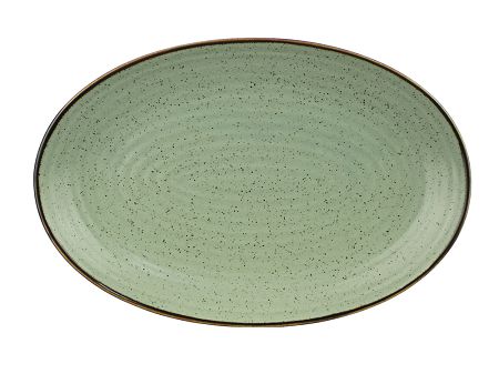 Półmisek owalny 31 cm Bogucice - Alumina Circus Green 1115