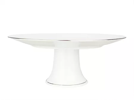 Patera na nóżce 28 cm Bogucice - Lolita Platin 1183