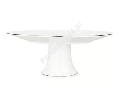 Patera na nóżce 28 cm Bogucice - Lolita Platin 1183