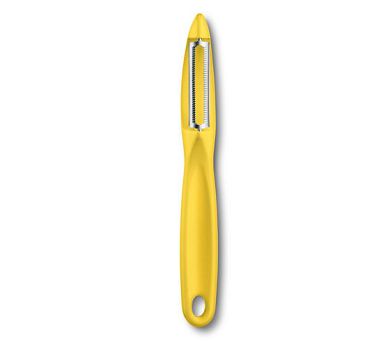 Obieraczka pionowa 21 cm Victorinox - Żółta ząbkowane ostrze V.AK.7.6075.8