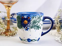 Kubek 0,3 L Bolesławiec - Kwiaty Kuleszy