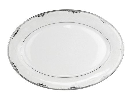 Półmisek 38 cm Bogucice - Luxor Platin 1045