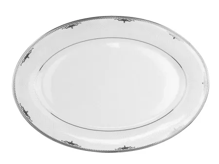 Półmisek 38 cm Bogucice - Luxor Platin 1045