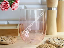 Kpl. 2 szklanek termicznych 300 ml Altom Design - Andrea Różowe 07.AND.8152