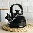 Czajnik emaliowany 1,6 L Forchetto - Retro Nero 1FO.CZA.1154