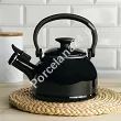 Czajnik emaliowany 1,6 L Forchetto - Retro Nero 1FO.CZA.1154
