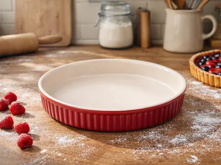 Naczynie ceramiczne do tarty 24 cm Altom Design - Red Chilli 07.AK.1231