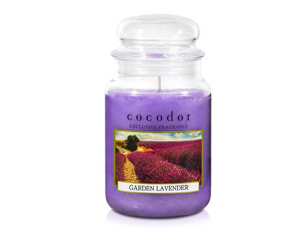 Świeca duża 550g Cocodor - Garden Lavender 30433