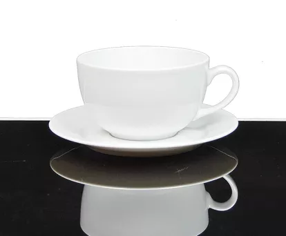 Filiżanka ze spodkiem 0,45 L / 17,5 cm Lubiana - DOROTA / Ambasador
