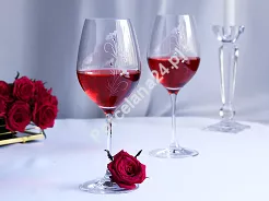 Kpl. kieliszków do wina czerwonego 470 ml (6 szt.) Mati - Flowers 21.FLOW-0470