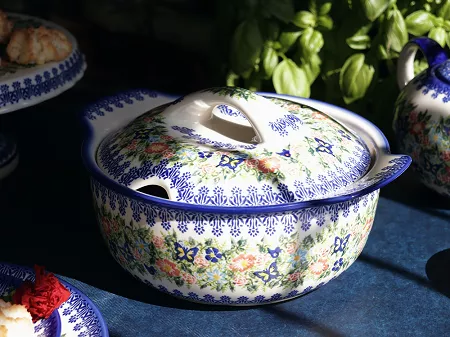 Waza 2,3 L Bolesławiec - Kwiatowy Ogród