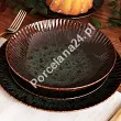 Komplet talerzy na 6 osób (18 el.) Lubiana - Stoneware Jade