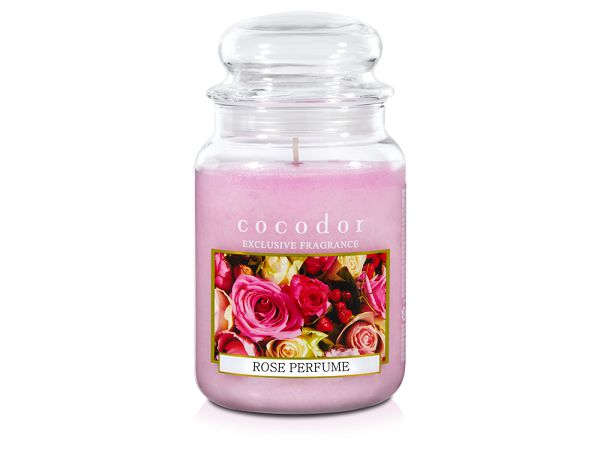 Świeca duża 550g Cocodor - Rose Perfume 30432 Świeca duża 550g Cocodor - Rose Perfume 30432