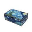Szkatułka szlana na biżuterię 15 cm Carmani - V. van Gogh, Gwiaździsta Noc 33.195-9021