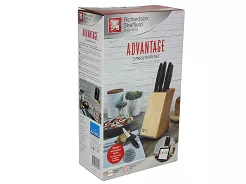 Komplet noży kuchennych (5el) w bloku Amefa / Richardson Sheffield - ADVANTAGE 1A.RS.ADVA.K5-CZA