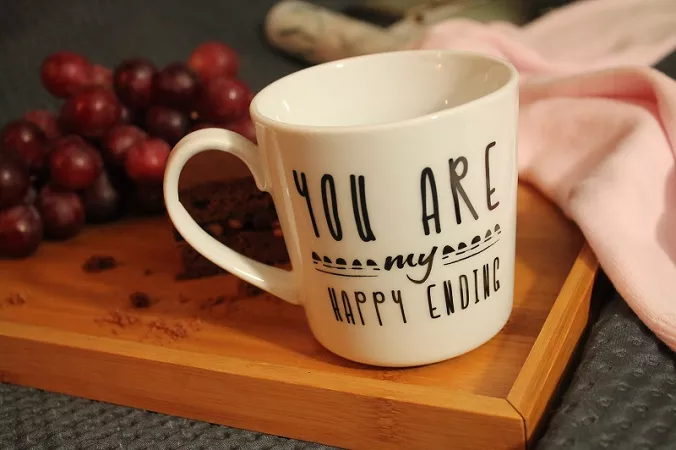 Kubek 0,45 L Duo - BE HAPPY 15.BEH.K Kubek 0,45 L Duo - BE HAPPY 15.BEH.K