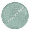 Komplet talerzy na 6 osób (18 el) okrągły Lubiana - Marrakesz Zielono-Biały
