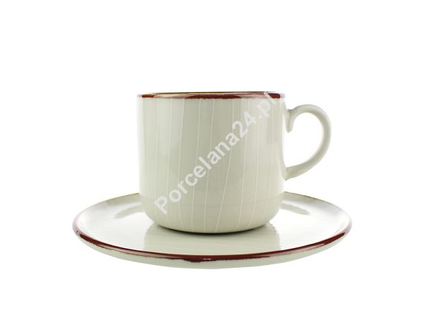 Filiżanka ze spodkiem 0,23 L/ 15 cm Bogucice - Alumina Bergen Fog 1109 Filiżanka ze spodkiem 0,23 L/ 15 cm Bogucice - Alumina Bergen Fog 1109