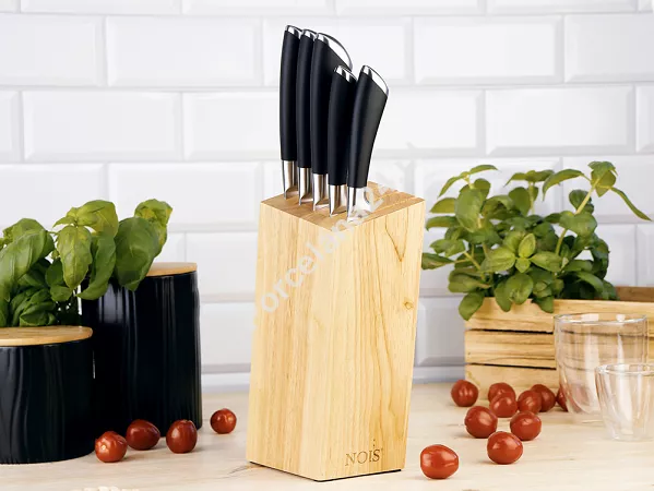 Komplet noży kuchennych (6 el.) w bloku NOIS - Libra black 17.830551 Komplet noży kuchennych (6 el.) w bloku NOIS - Libra black 17.830551