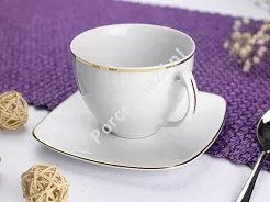 Filiżanka ze spodkiem 0,25 L / 14,5 cm Chodzież - Akcent 3603