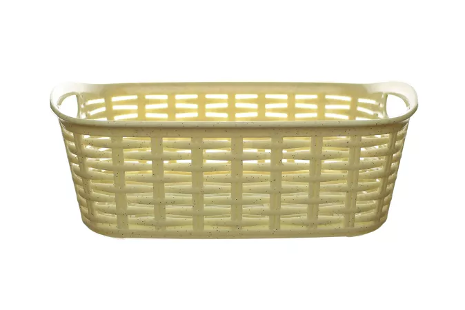 Koszyk 24 x 17 cm Üçsan Plastik - Rattan Beżowy 6.KOS.M-064-BE Koszyk 24 x 17 cm Üçsan Plastik - Rattan Beżowy 6.KOS.M-064-BE