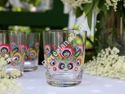 Kpl. szklanek 250 ml (6 szt.) Krosno - Folk 44.9613-0250-FOLK