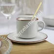 Filiżanka ze spodkiem 0,09 L/ 12 cm Bogucice - Alumina Bergen Fog 1109