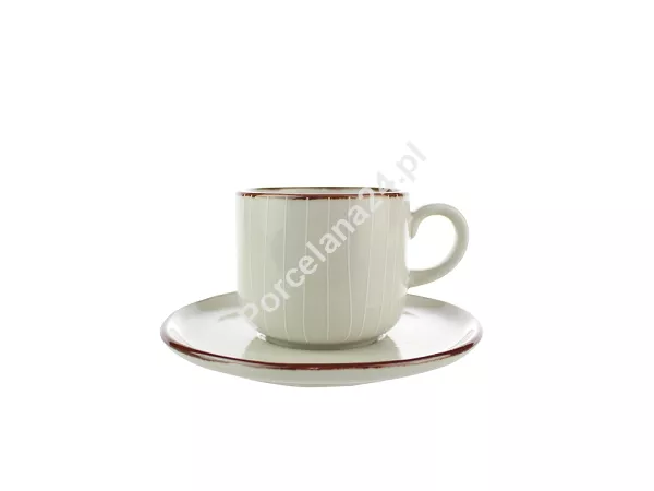 Filiżanka ze spodkiem 0,09 L/ 12 cm Bogucice - Alumina Bergen Fog 1109 Filiżanka ze spodkiem 0,09 L/ 12 cm Bogucice - Alumina Bergen Fog 1109