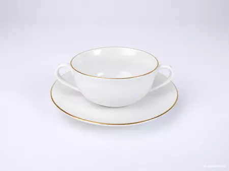 Bulionówka ze spodkiem 0,4l/18cm Bogucice -  Złota Linia