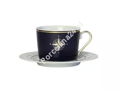 Filiżanka ze spodkiem 0,25 L / 15,7 cm Ćmielów - Jenny Nautilus Blue
