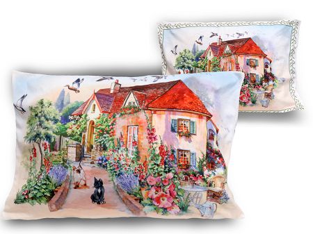 Poduszka 40x60 cm Hanipol - Czerwony dworek 33.021-1902
