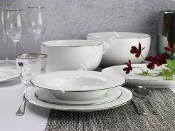 Serwis obiadowy na 12 osób (40 el.) Villa Italia - Plus Platin