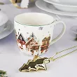 Kubek z metalowym zaparzaczem choinką 0,46 l  Duo - Christmas Village 15.CHV.K46Z