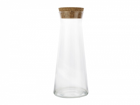 Karafka do wody z korkiem 1000 ml Trend Glass - Emma 44.TG-35708