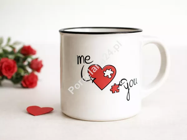Kubek porcelitowy z rantem 0,32 L Altom Design - Me and You 07.WAL.3554 Kubek porcelitowy z rantem 0,32 L Altom Design - Me and You 07.WAL.3554