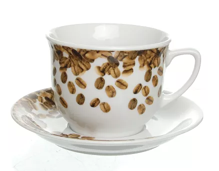 Filiżanka ze spodkiem 0,3 L / 16 cm Lubiana - Wiedeń dek. 4339