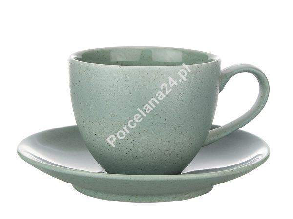 Filiżanka ze spodkiem 0,3 L / 16 cm  Bogucice - Alumina Granite Mint Blue 1129 Filiżanka ze spodkiem 0,3 L / 16 cm  Bogucice - Alumina Granite Mint Blue 1129