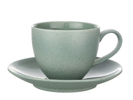 Filiżanka ze spodkiem 0,3 L / 16 cm  Bogucice - Alumina Granite Mint Blue 1129