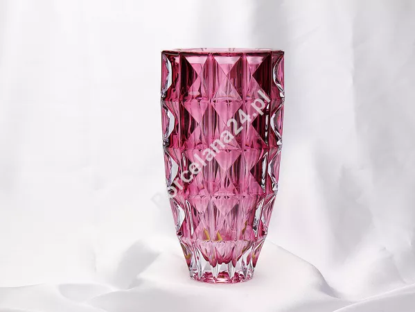 Wazon 28 cm Bohemia - DIAMOND PINK 4SB.DIP.115010 Wazon 28 cm Bohemia - DIAMOND PINK 4SB.DIP.115010