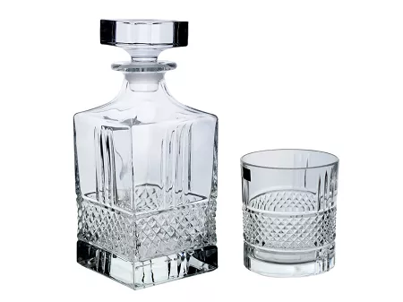 Kpl. szklanek do whisky 0,34 L (6szt) + karafka 0,85 L (1szt) Bohemia - ELEGANTE 4SB.EL.949162