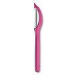 Obieraczka pionowa 21 cm Victorinox - Różowa ząbkowane ostrze V.AK.7.6075.5