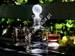 Kpl. szklanek do whisky 0,28 L (4szt) + karafka 0,5L (1szt) Krosno - Golf 44.KPL.1621