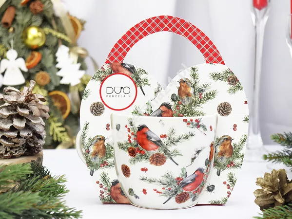 Kubek 0,46 l  Duo - Christmas Birds 1 15.CHBI1.K46 Kubek 0,46 l  Duo - Christmas Birds 1 15.CHBI1.K46